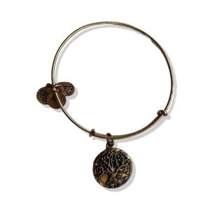 Alex and Ani tree of like bracelet. Gold bracelet. Tree of life.  Adjustable.